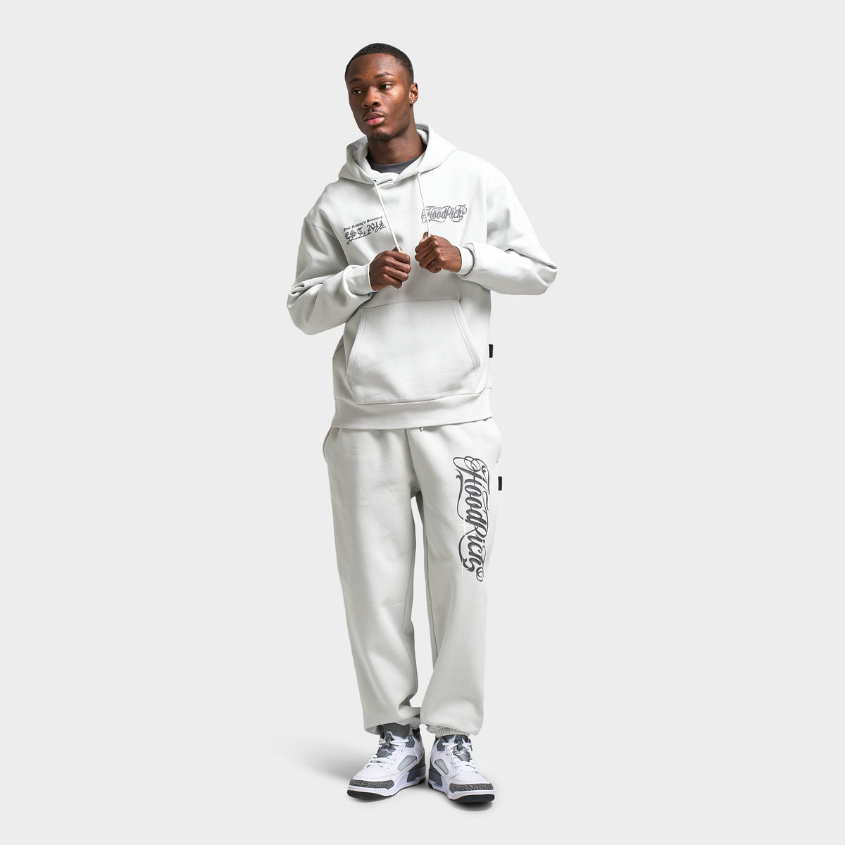 Hoodrich Legacy Oversized Hoodie Dawn Blue Lava Smoke