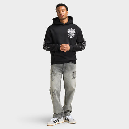 Hoodrich Dominion H Applique Jean en Denim / Gris Délavé