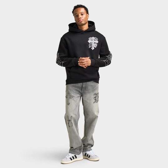 Hoodrich Dominion H Applique Jean en Denim / Gris Délavé