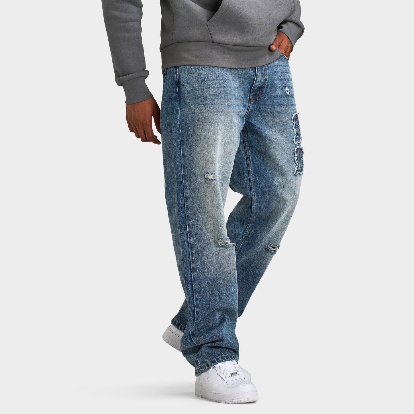 Hoodrich Virtux AOP Denim Jean / Bleu Délavé