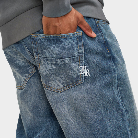 Hoodrich Virtux AOP Denim Jean / Bleu Délavé