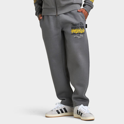 Hoodrich Stamp Tour V2 - Oversized Open Hem Jogger / Grey