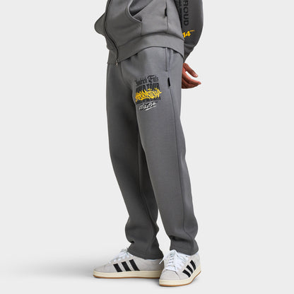 Hoodrich Stamp Tour V2 - Oversized Open Hem Jogger / Grey