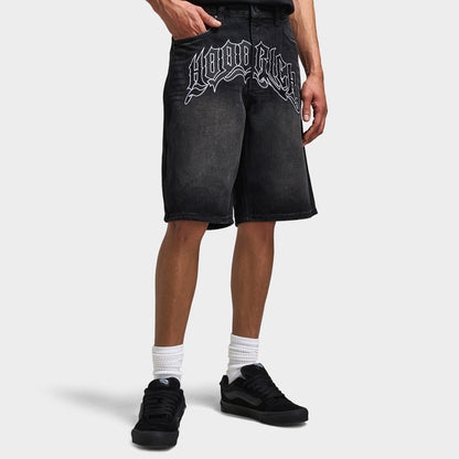 Hoodrich Ritual Denim Jorts Black / White