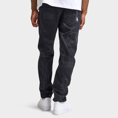 Hoodrich Ironchrome Denim Jeans / Black