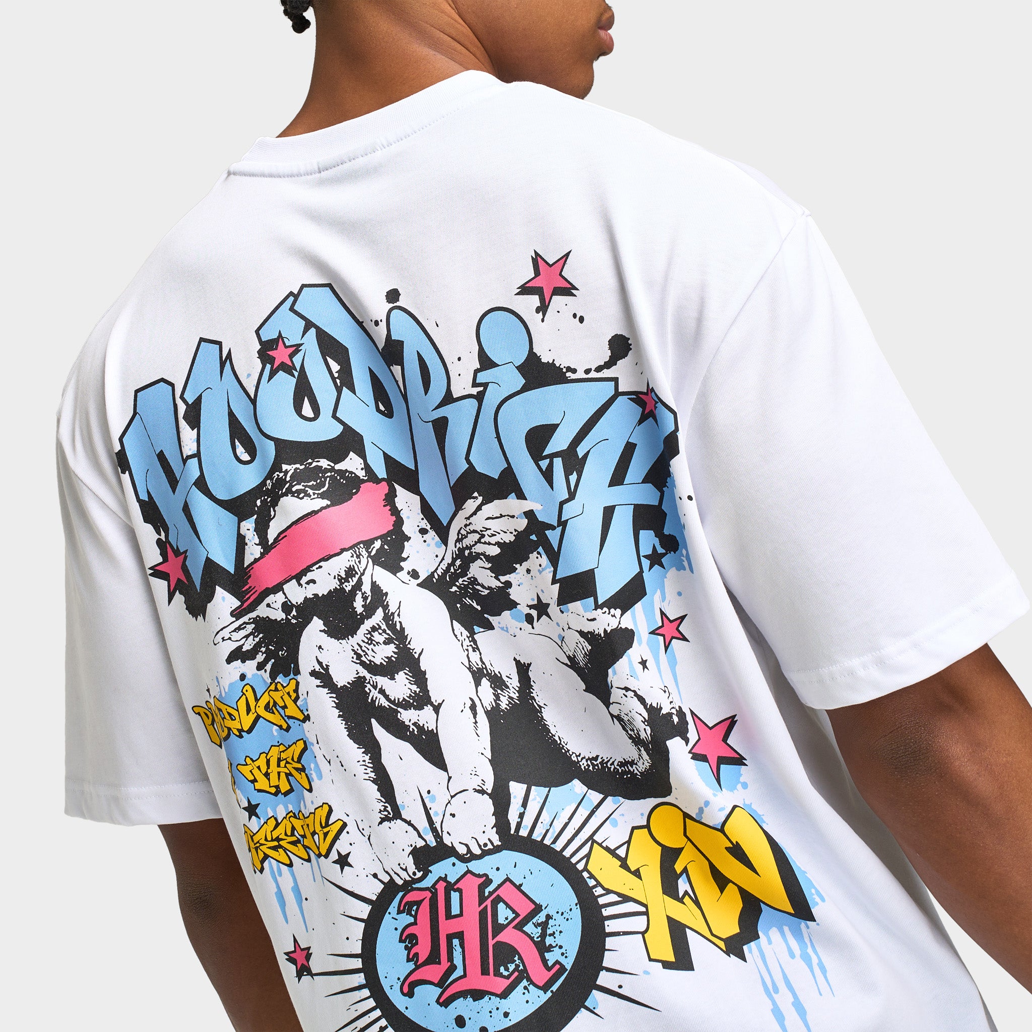 take様 hood by air Ｔシャツ Hoodrich Segraff Oversized T-shirt White / Hot Pink - Lemon – JD
