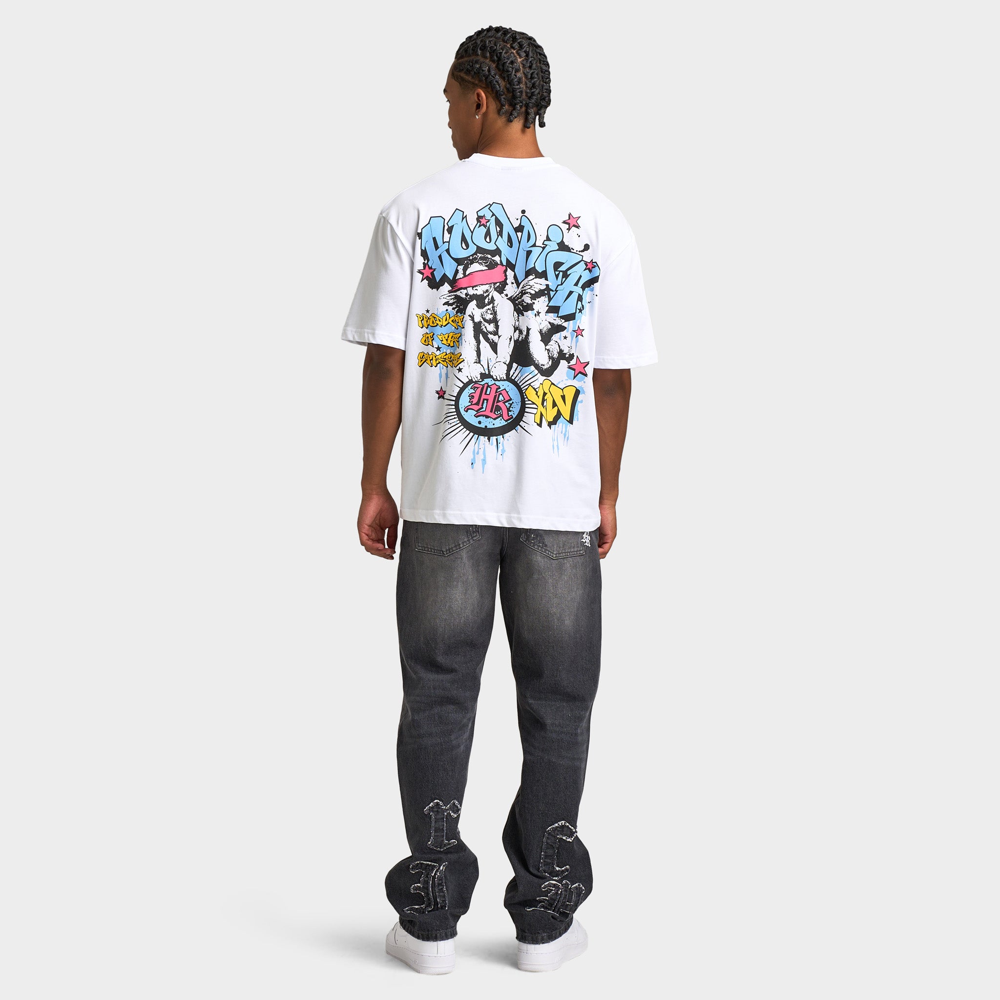 Hoodrich Segraff Oversized T-shirt White / Hot Pink - Lemon – JD