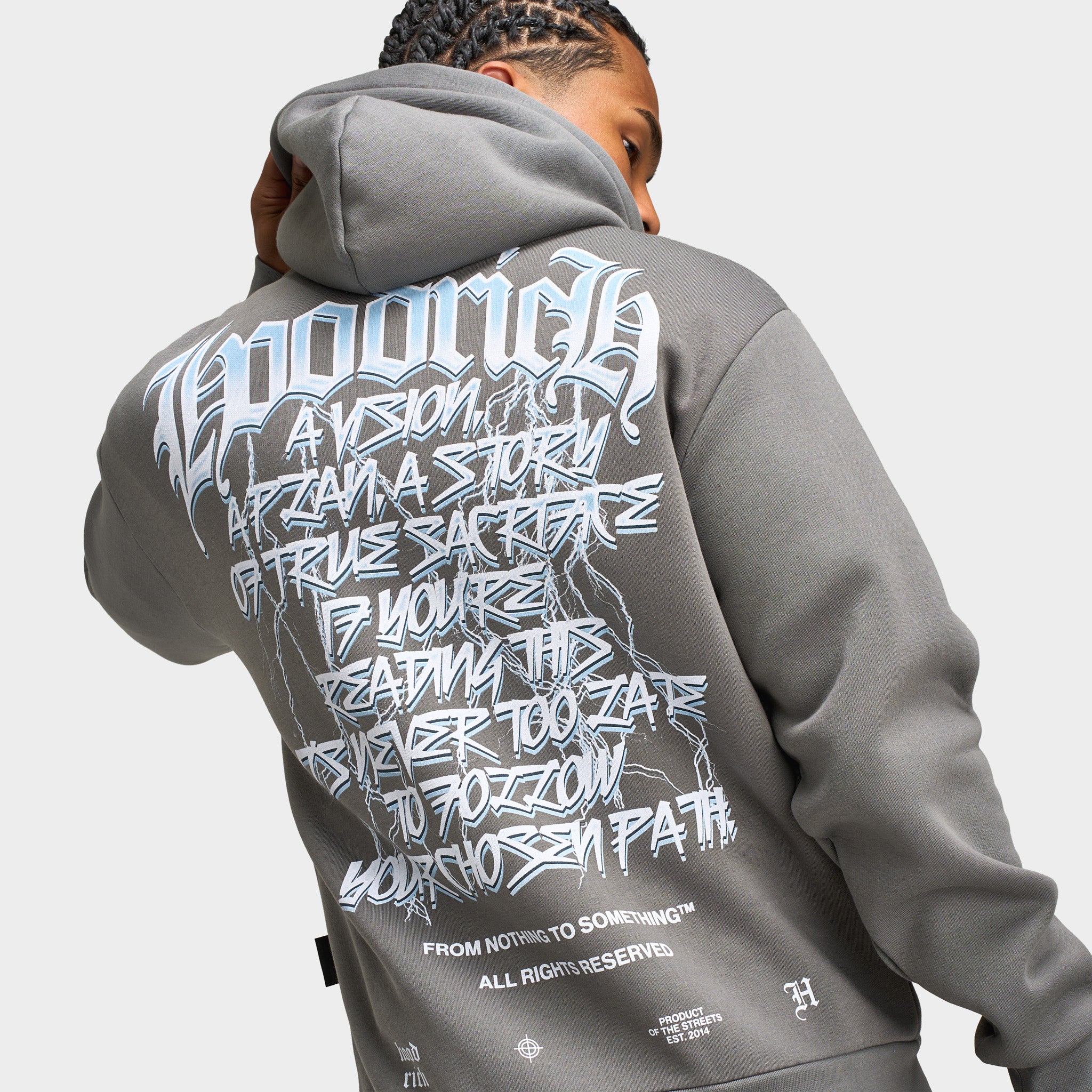 Hoodrich Tornado Oversized Hoodie Lava Smoke / White / Blue – JD