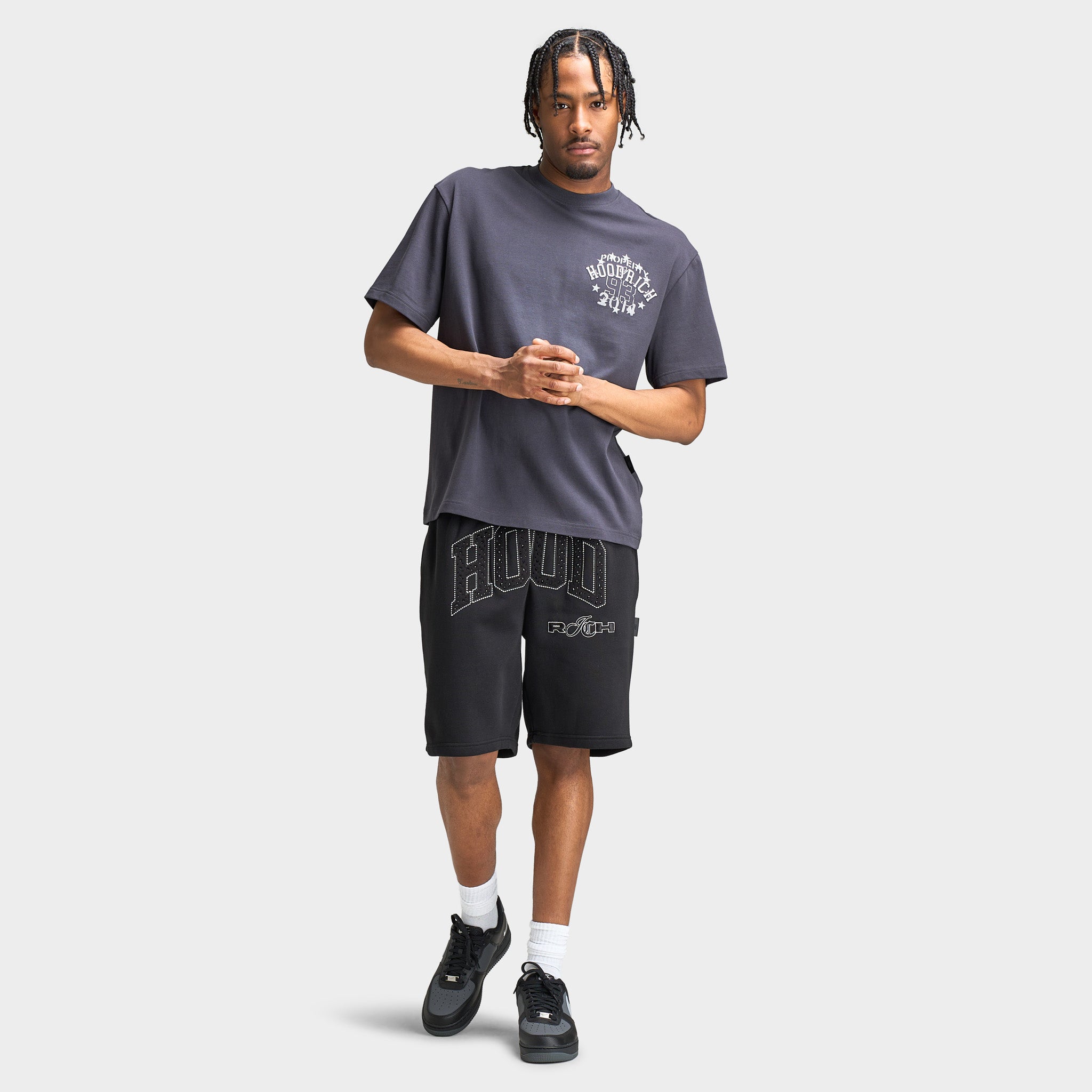 Hoodrich Captain Oversized Shorts / Black – JD Sports