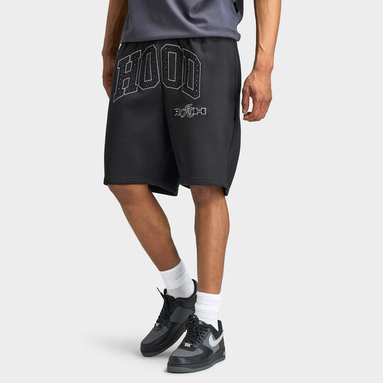 Hoodrich Captain Oversized Shorts / Black