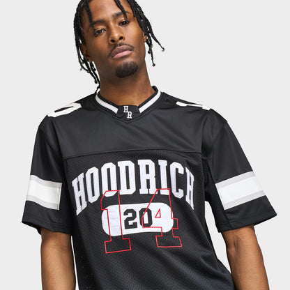 Hoodrich Varsity Oversized en Maille Noir / Blanc