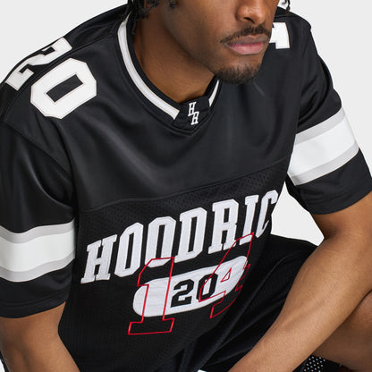 Hoodrich Varsity Oversized en Maille Noir / Blanc