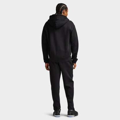 Hoodrich Inkline Oversized Zip Through Hoodie / Black