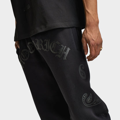 Hoodrich Inkline Oversized Open Hem Jogger / Black