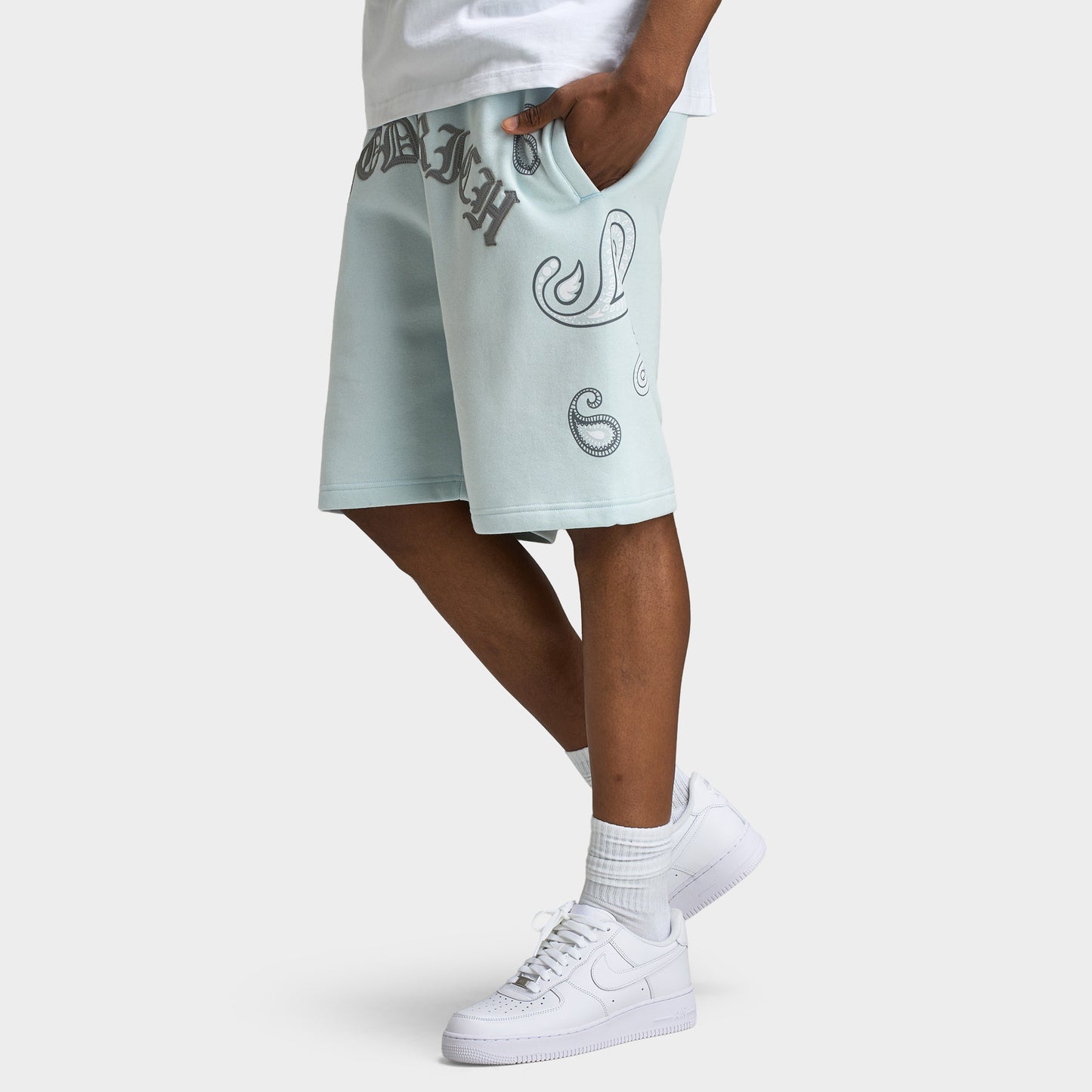 Hoodrich Inkline Short Surdimensionnée / Bleu Balade