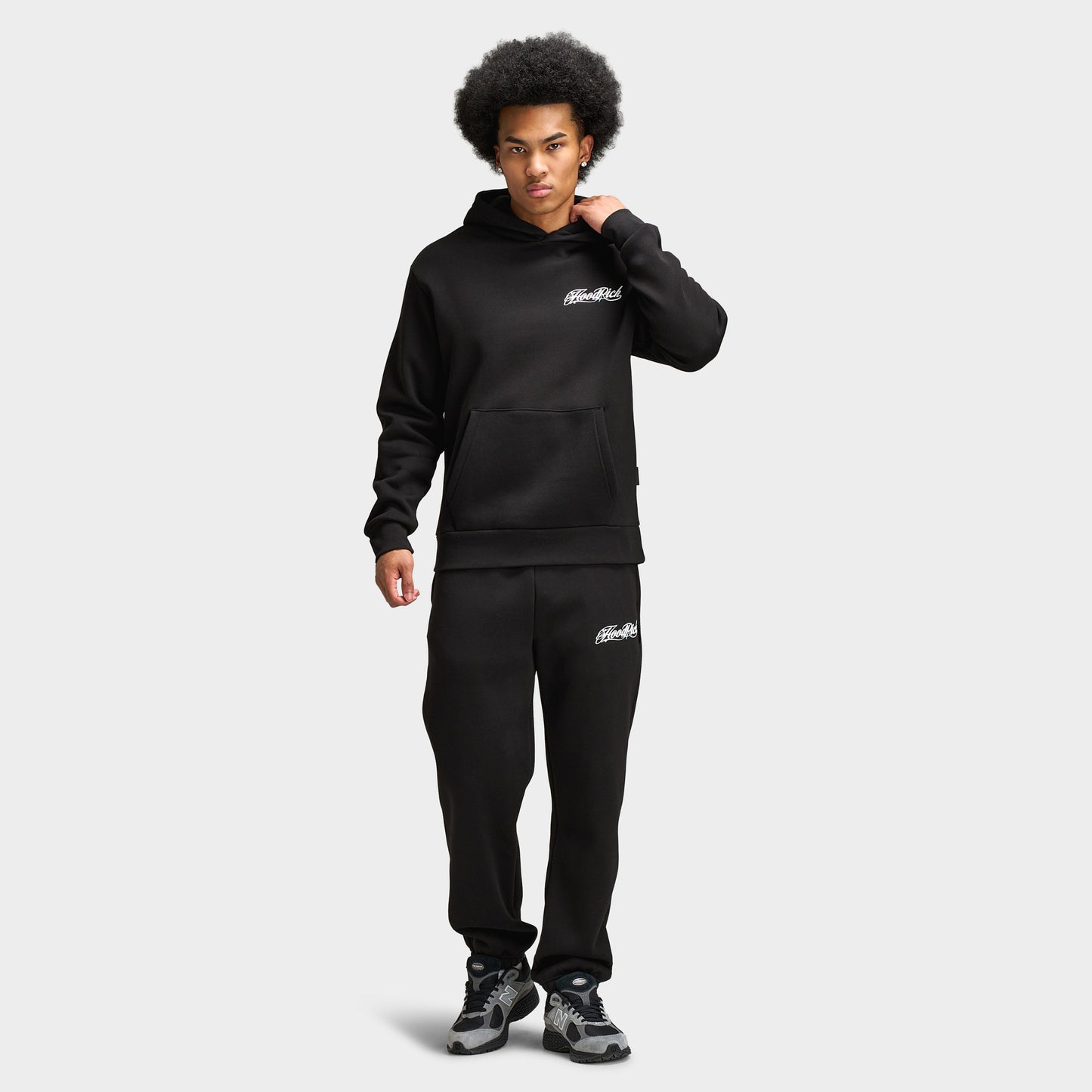 Hoodrich Relic Oversized Hoodie / Black