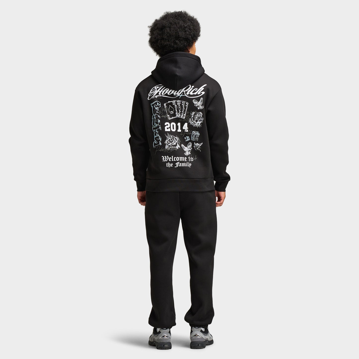 Hoodrich Relic Oversized Hoodie / Black
