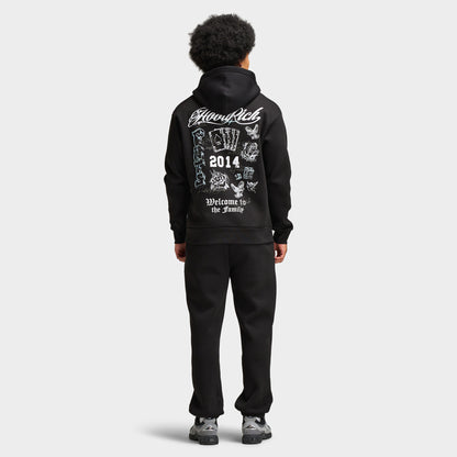 Hoodrich Relic Oversized Hoodie / Black