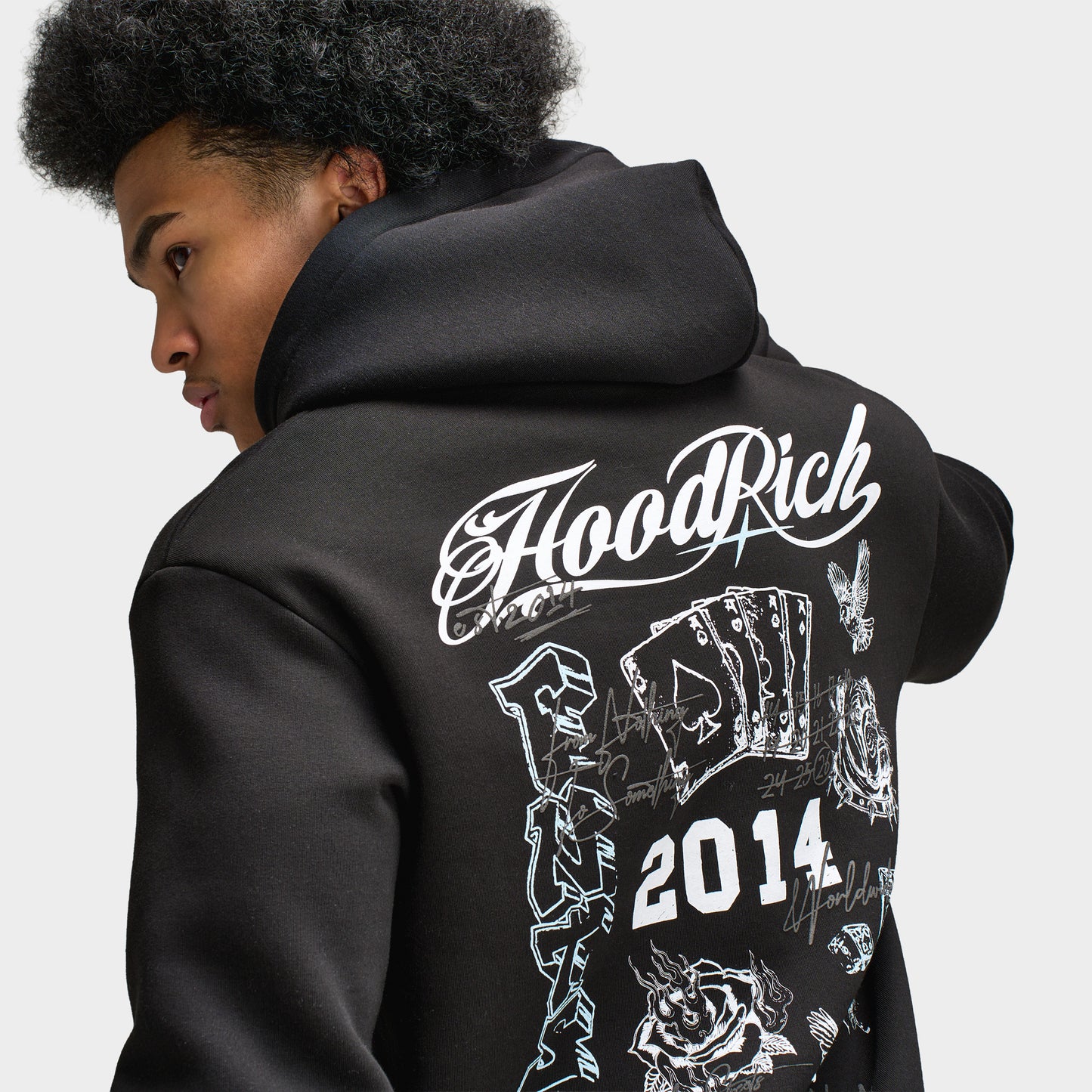 Hoodrich Relic Oversized Hoodie / Black