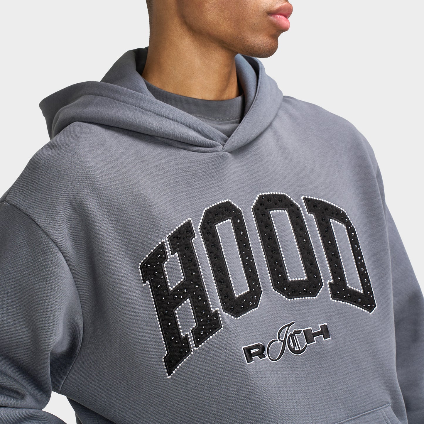 Hoodrich Captain Oversized Hoodie Enigma / Black