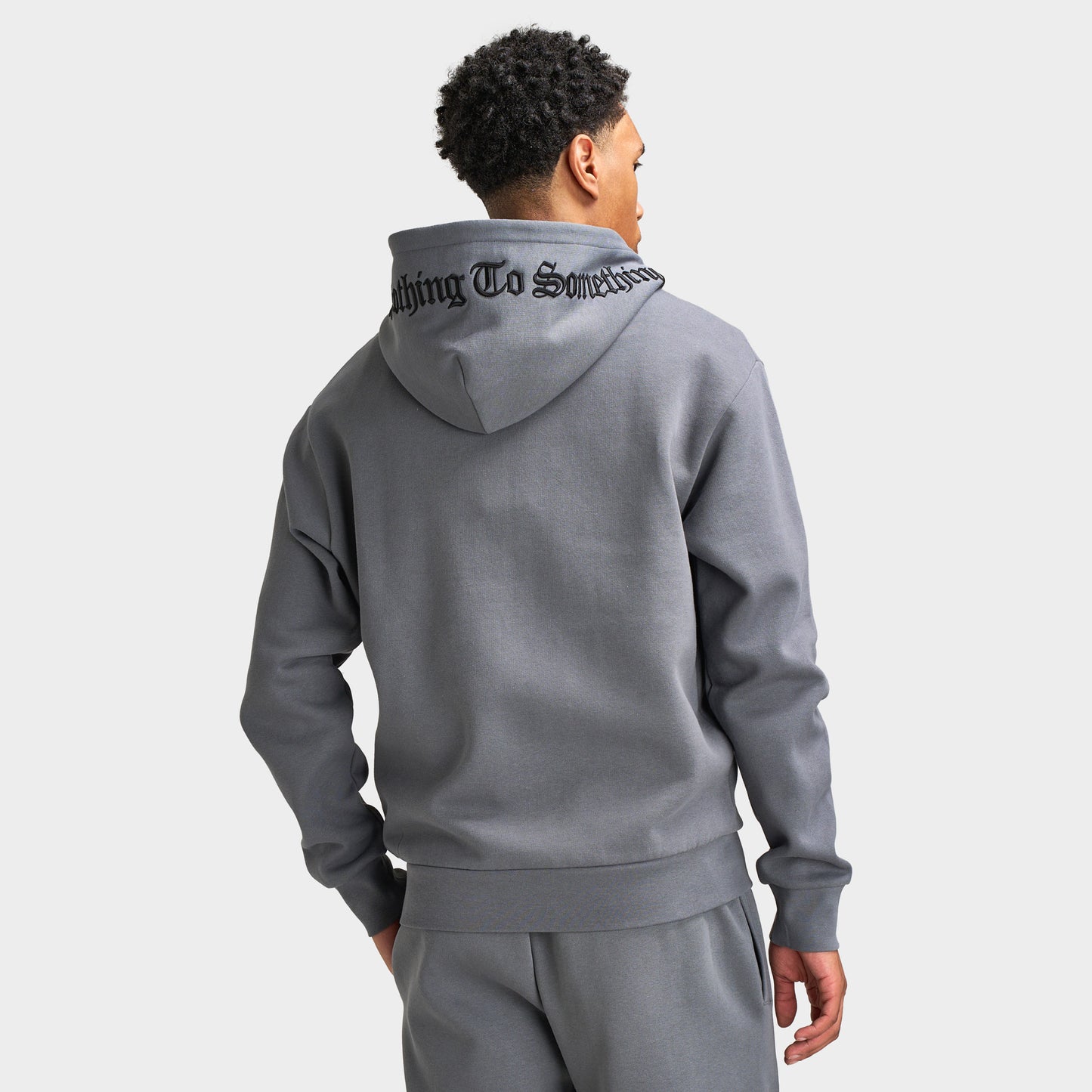 Hoodrich Inkline Chandail à Capuchon Surdimensionnée Zippé Lava Smoke / Huître Noir