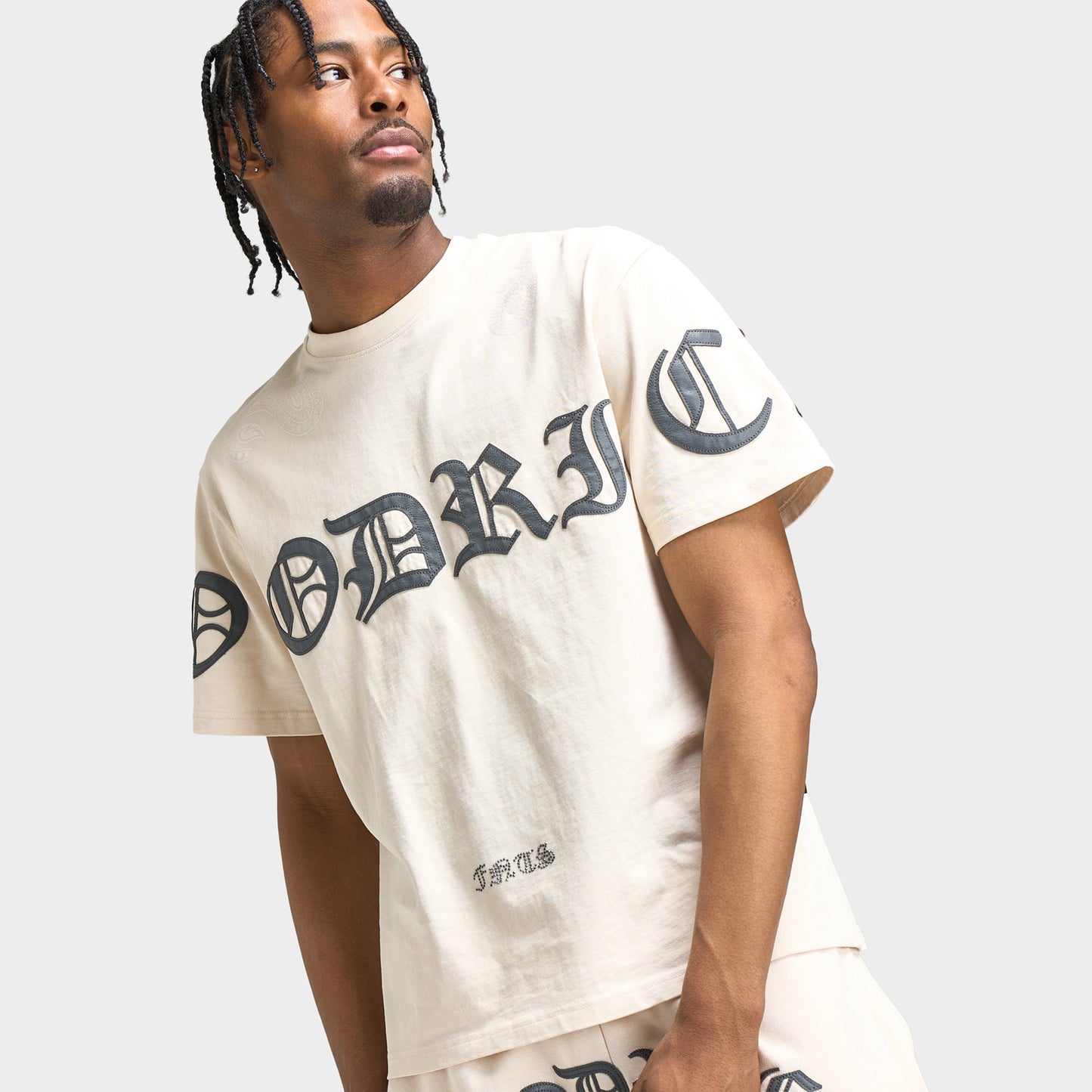 Hoodrich T-shirt ample Inkline / Lait d'avoine