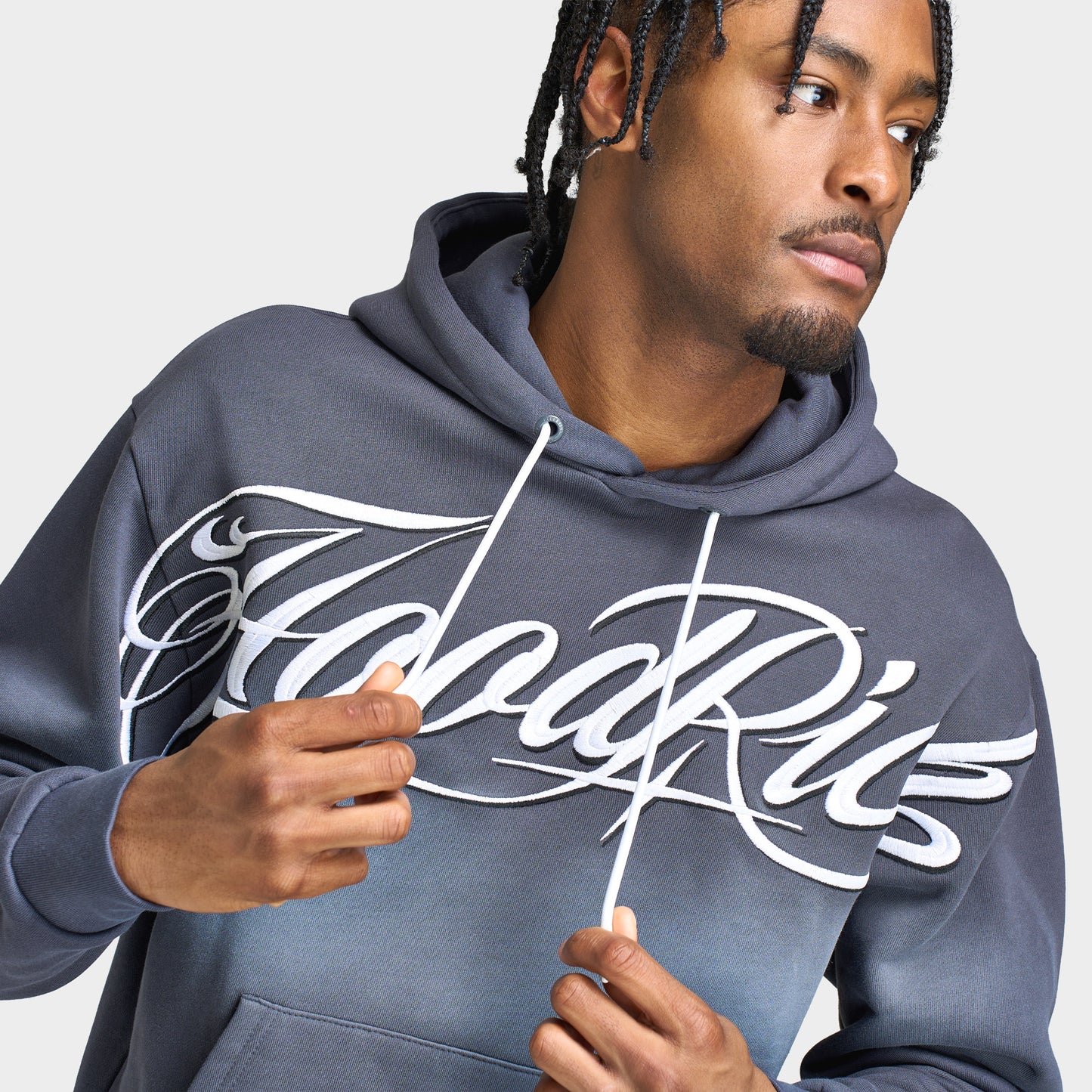 Hoodrich Legacy V3 Oversized Hoodie Ebony / White