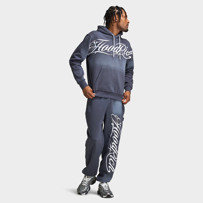 Hoodrich Legacy V3 Pantalon de Jogging Coupe Surdimensionné à chevilles élastiquées / Ebony