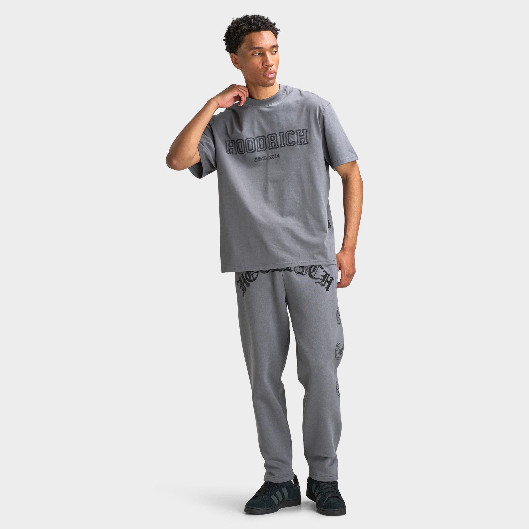 Hoodrich Zivex Oversized T-Shirt Lava Smoke / Black Oyster – JD Sports