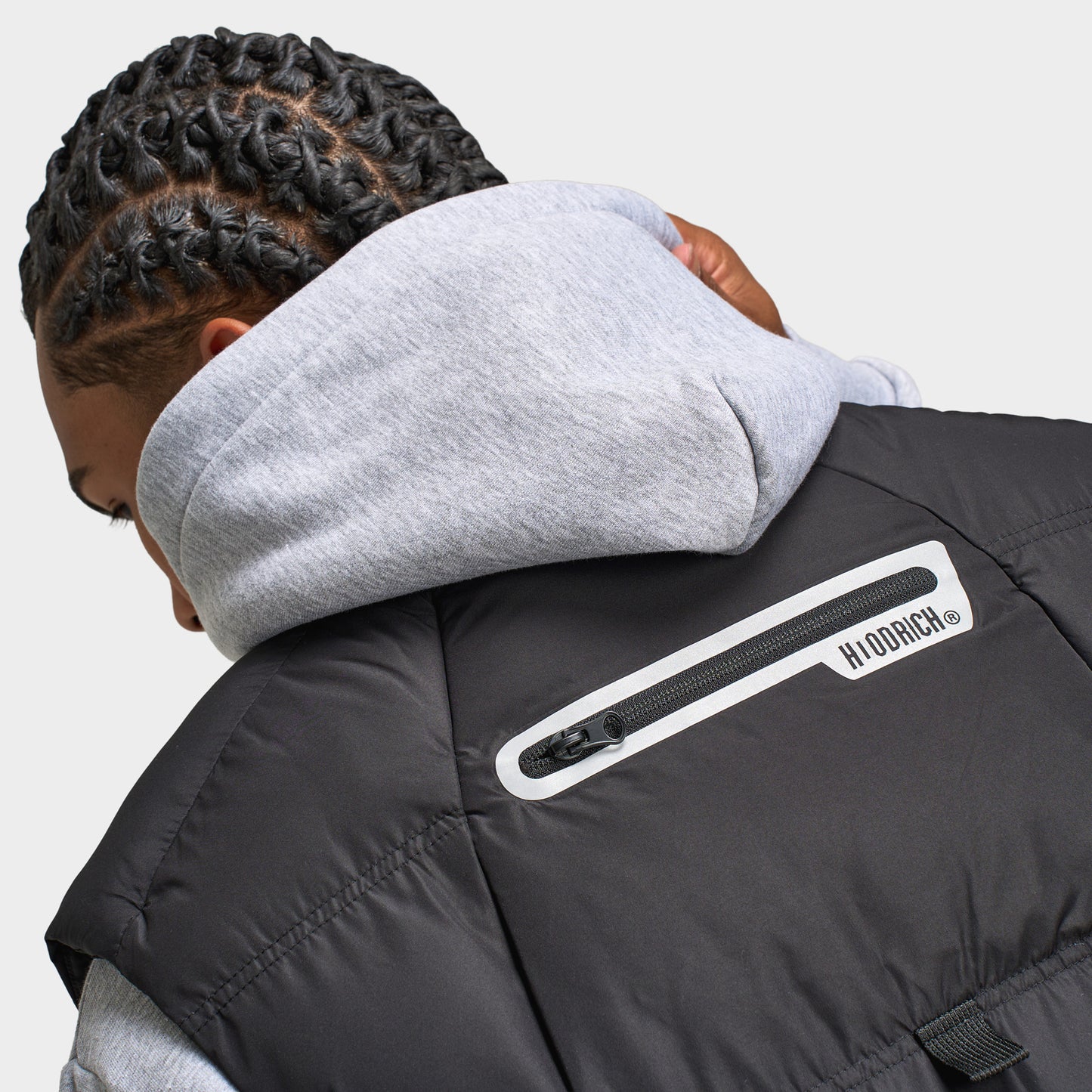 Hoodrich OG Aurora Gilet Black / White - Reflective