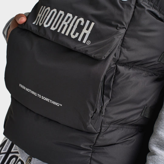 Hoodrich OG Aurora Gilet Black / White - Reflective