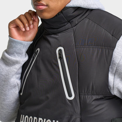 Hoodrich OG Aurora Gilet Black / White - Reflective