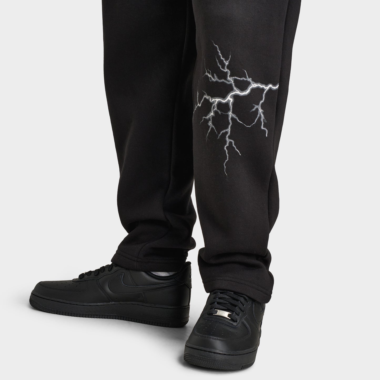 Hoodrich Dark Open Hem Jogger / Black