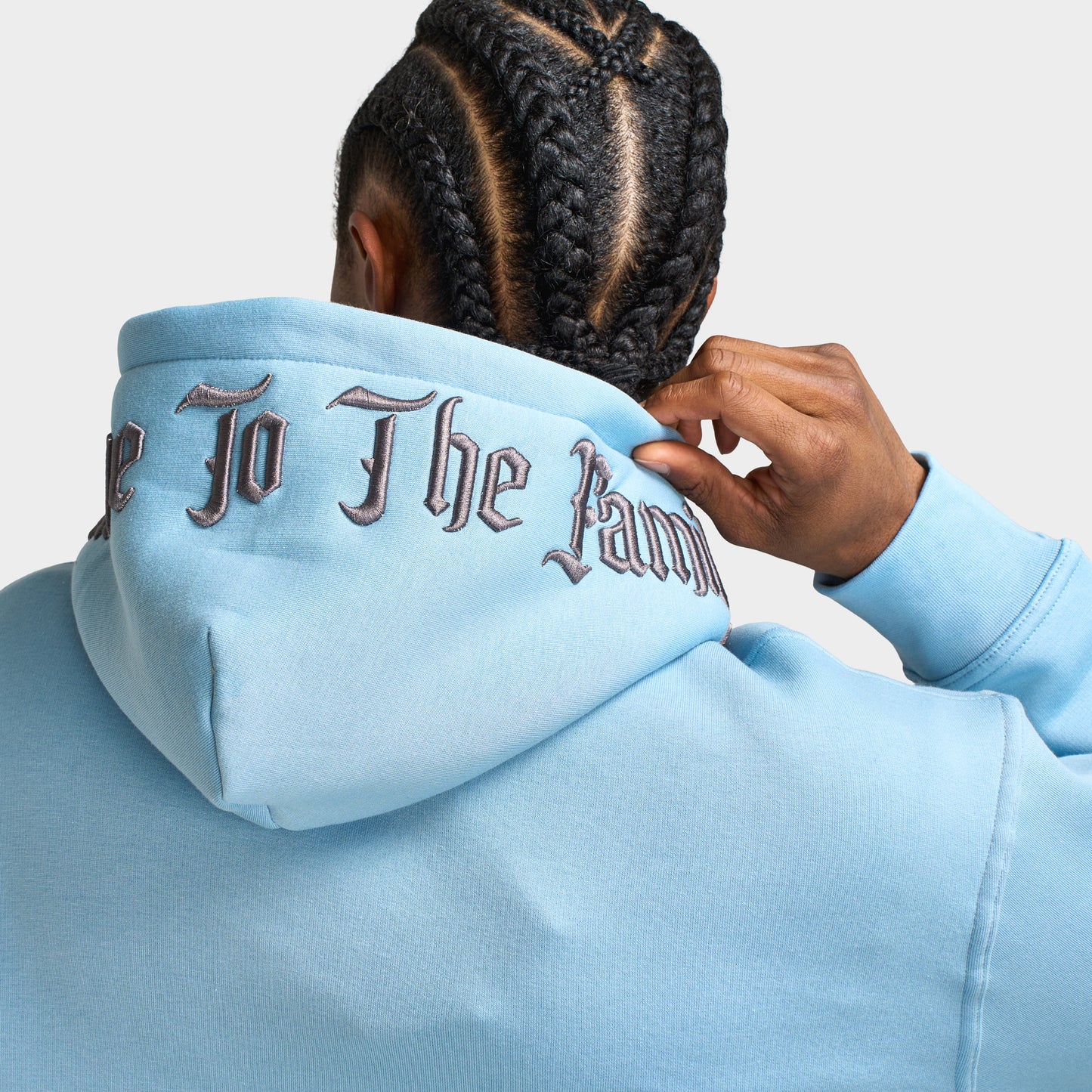 Hoodrich Dark Oversized Hoodie / Glacier Lake