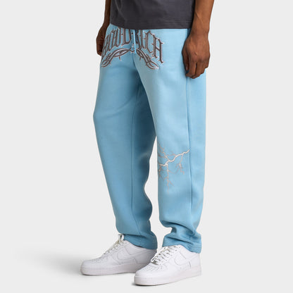 Hoodrich Dark Oversized Open Hem Jogger / Glacier Lake
