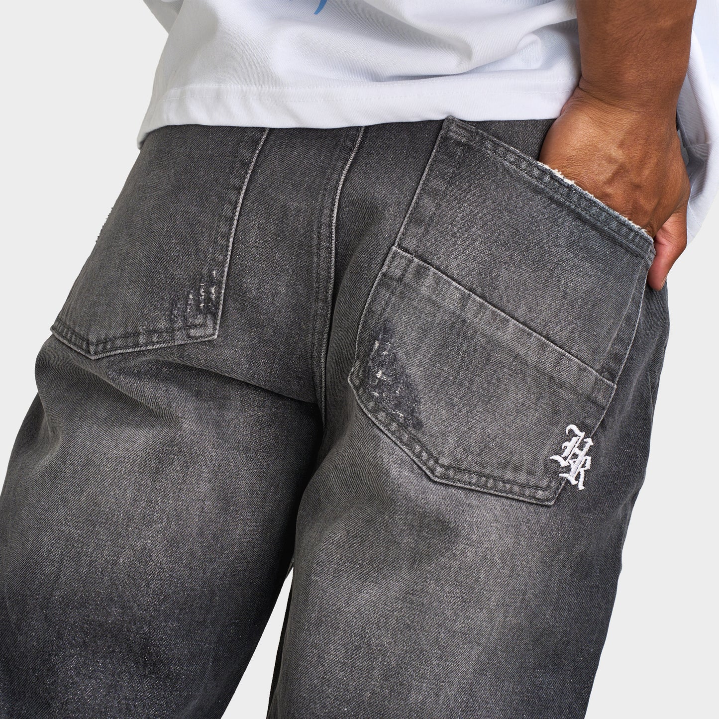 Hoodrich Rebellion Straight Leg Denim / Grey