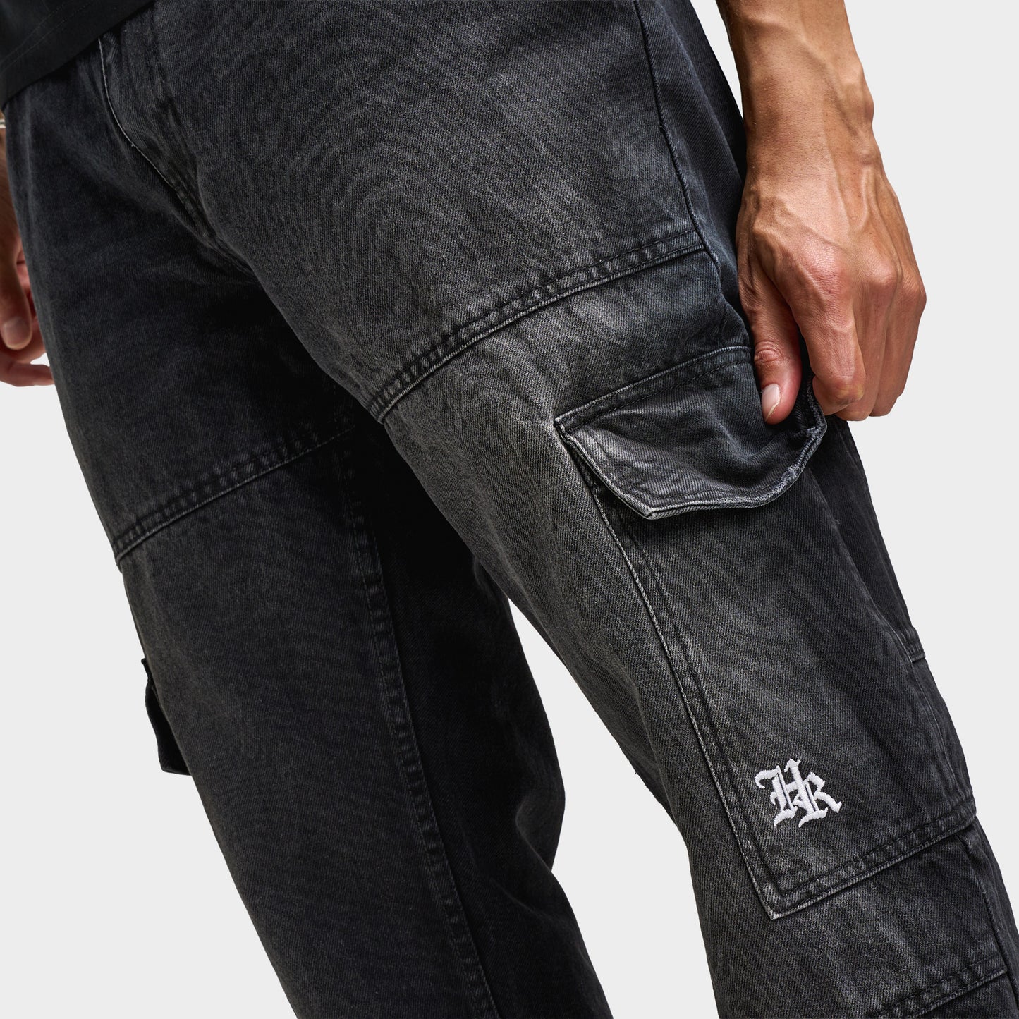 Hoodrich Force Straight-Leg Jeans / Black