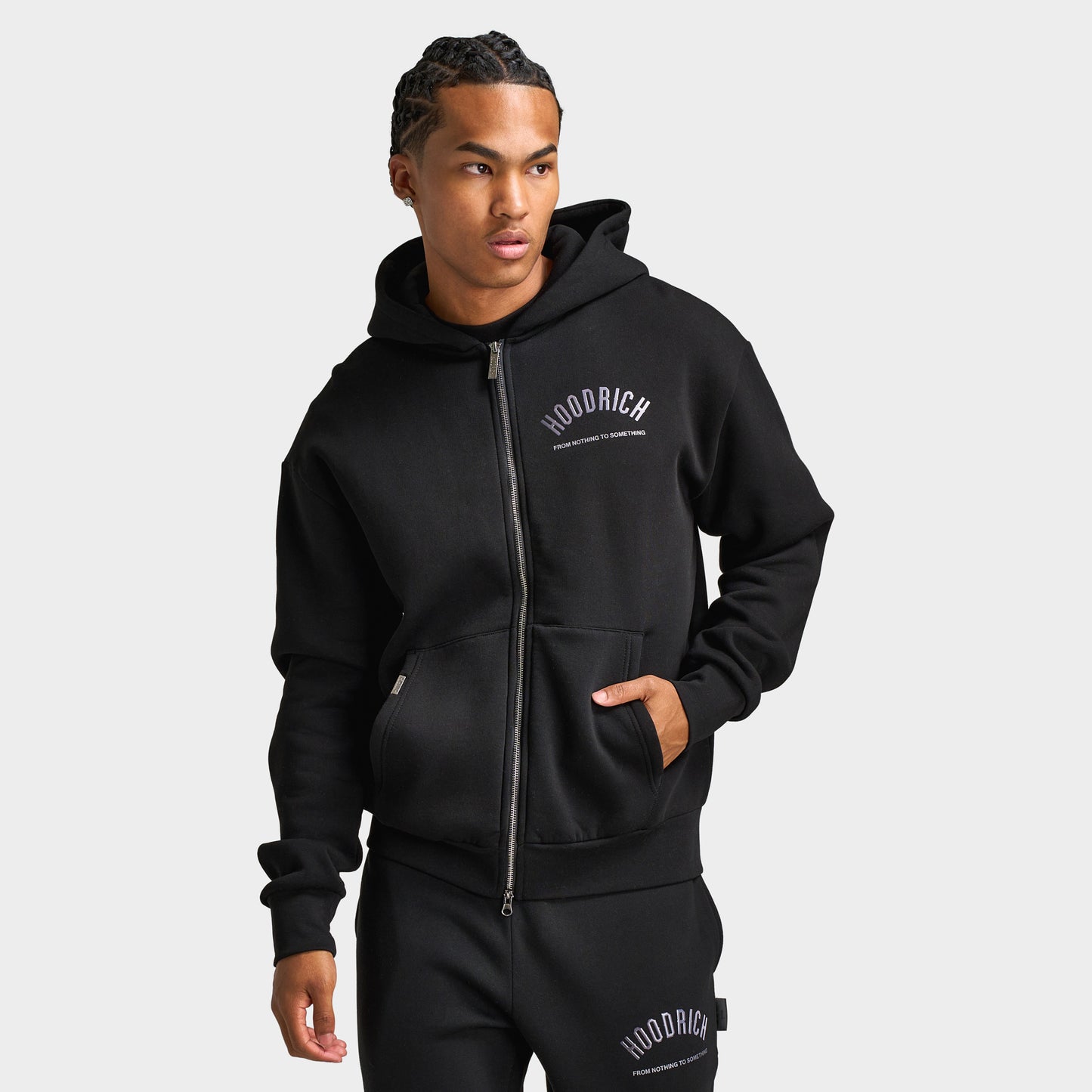 Hoodrich Lava Full-Zip Hoodie / Black