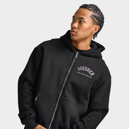 Hoodrich Lava Full-Zip Hoodie / Black