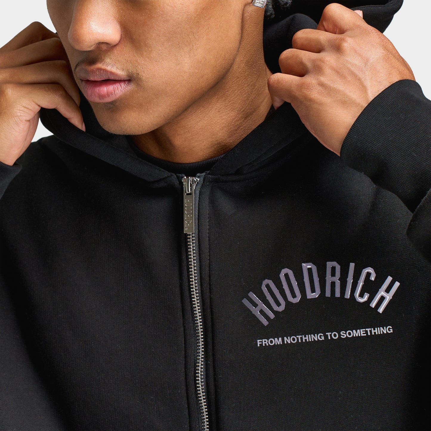 Hoodrich Lava Full-Zip Hoodie / Black