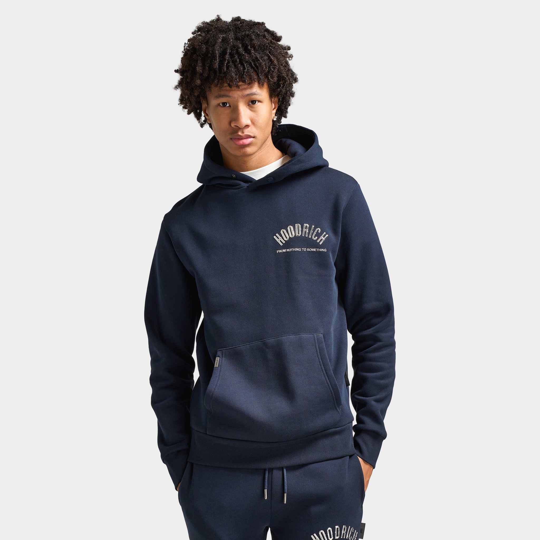 【新品未使用】SPORTY&amp;RICH SERIF LOGO HOODIE Serif Logo Hoodie - Navy/White – Sporty & Rich