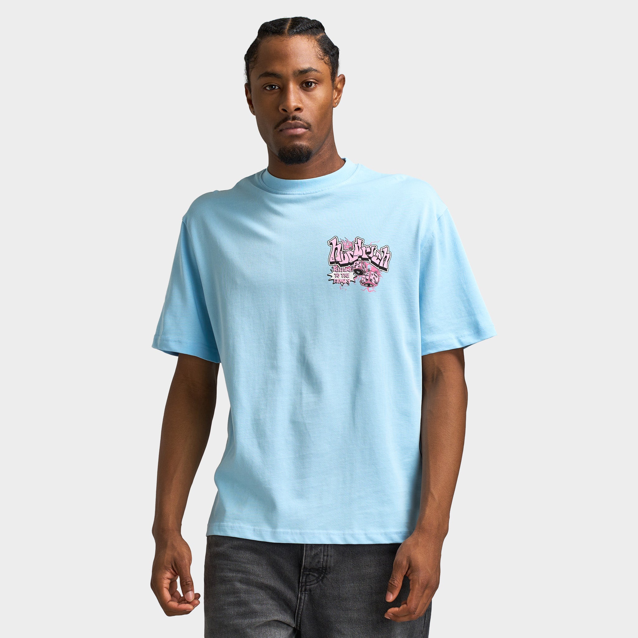 Hoodrich Luxeorb Oversized T-shirt / Clear Sky – JD Sports