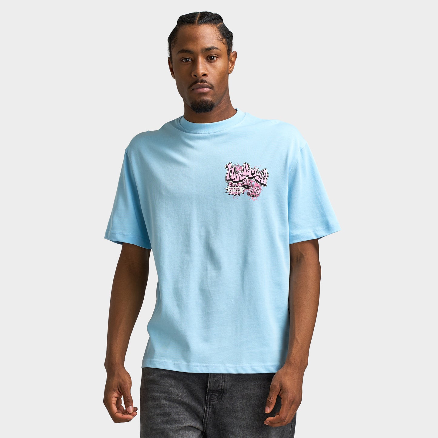 Hoodrich Luxeorb Oversized T-shirt / Clear Sky