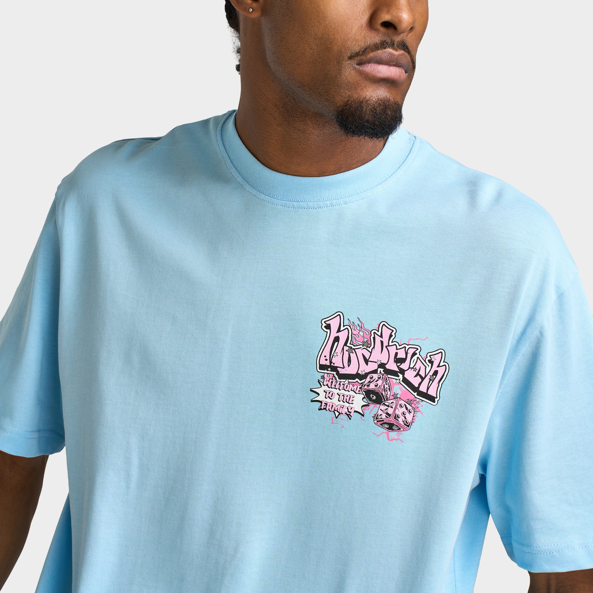 Hoodrich Luxeorb Oversized T-shirt / Clear Sky – JD Sports