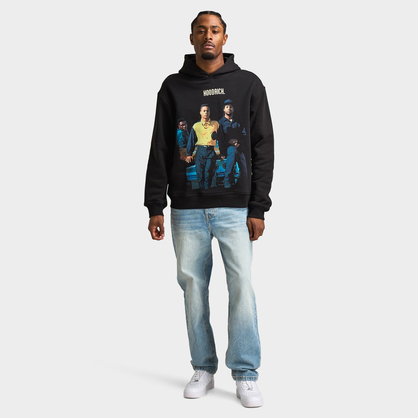 Hoodrich Chace Print Hoodie / Black