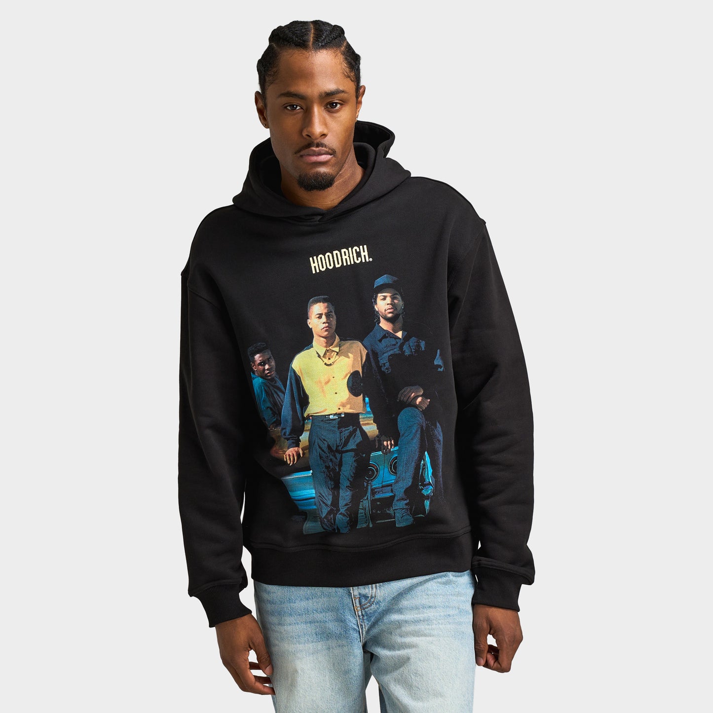 Hoodrich Chace Print Hoodie / Black