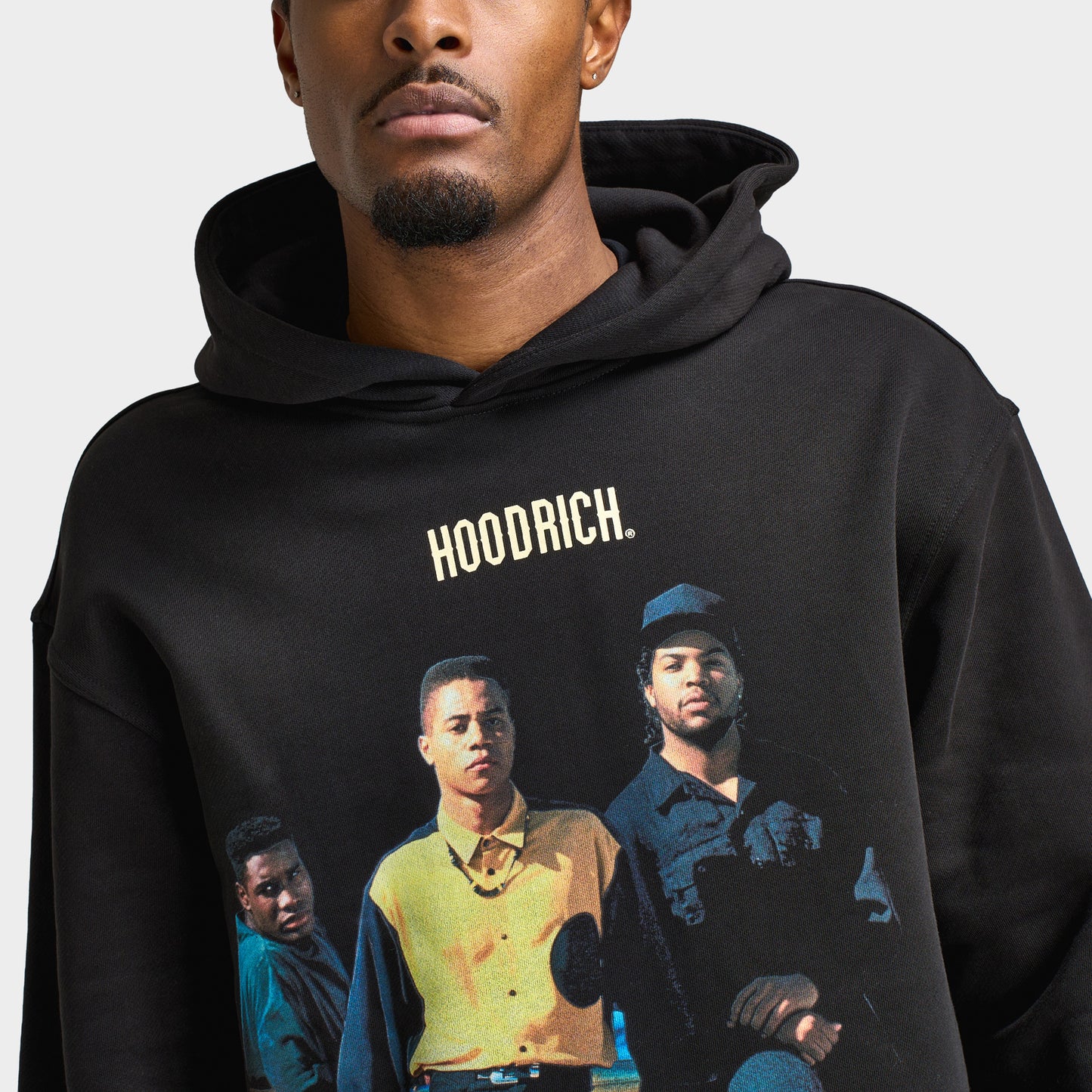 Hoodrich Chace Print Hoodie / Black