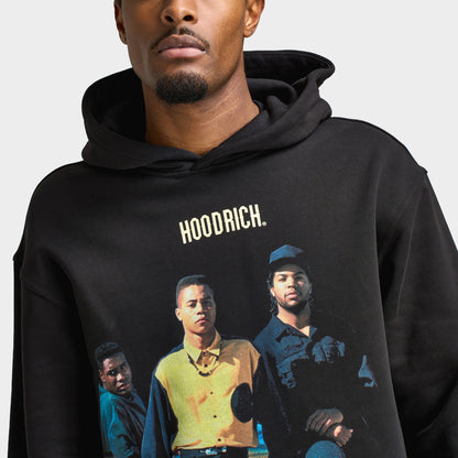 Hoodrich Chace Print Hoodie / Black