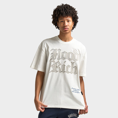 Hoodrich Ash V2 Oversized T-shirt / Egret