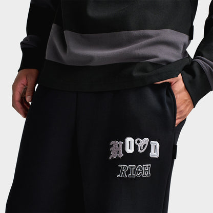 Hoodrich Forza Oversized Wide Leg Joggers / Black
